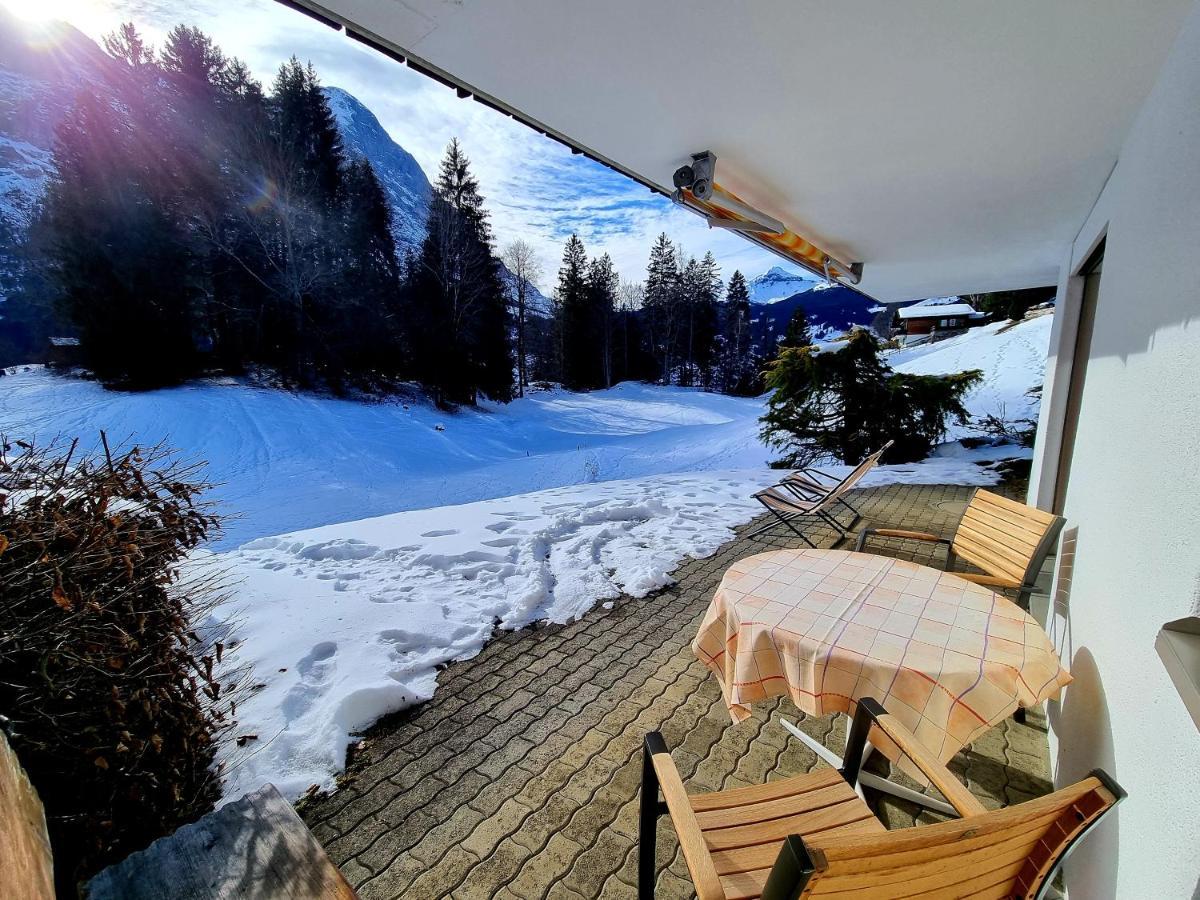 Mom - Alpine Boutique Apartments, Grindelwald Gletscher, Eiger View Terrace Studio Exteriör bild