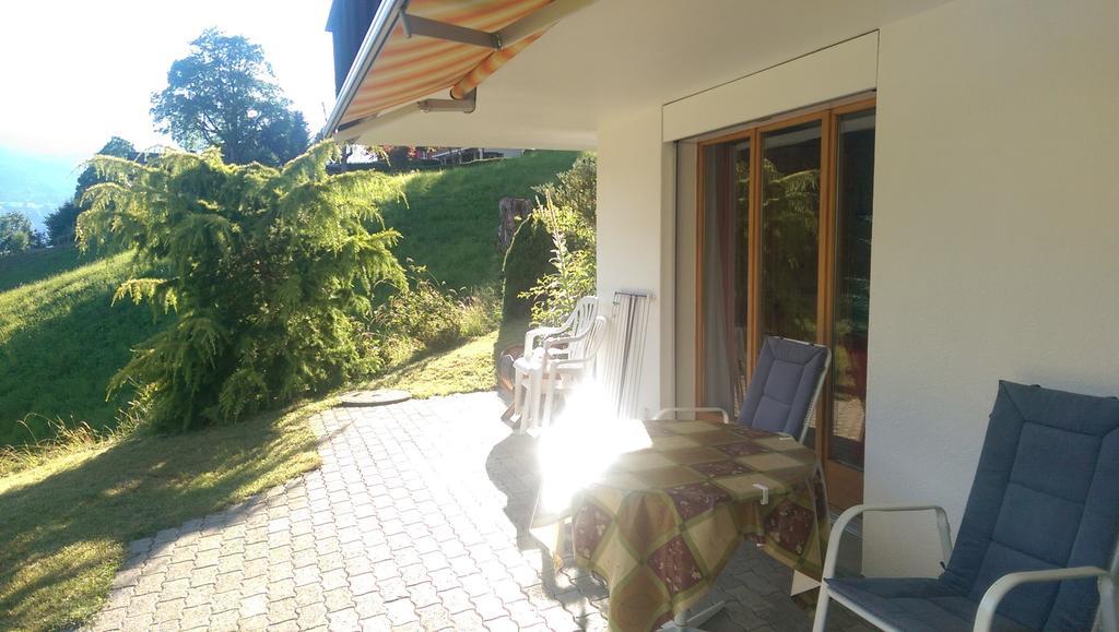 Mom - Alpine Boutique Apartments, Grindelwald Gletscher, Eiger View Terrace Studio Rum bild