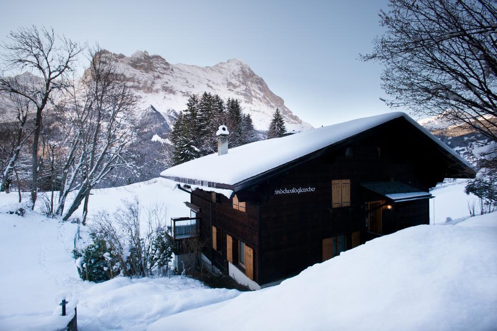 Mom - Alpine Boutique Apartments, Grindelwald Gletscher, Eiger View Terrace Studio Rum bild